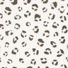 Double Gauze/Muslin large leopard pattern – ivory/dark grey,  thumbnail number 1