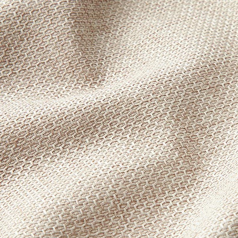 Upholstery Fabric Honeycomb texture – light beige, image number 2