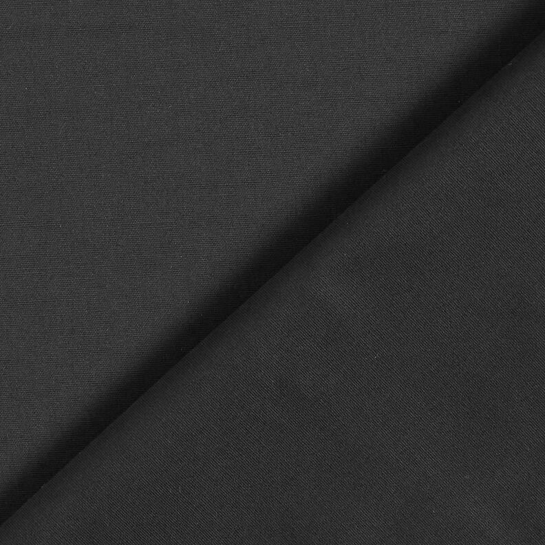 Stretch Poplin Plain – black,  image number 3