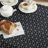 Decor Fabric Jacquard modern cubes – black/ivory,  thumbnail number 5