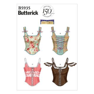 Corsets with Lacing, Butterick 5935 | 4 - 12, 