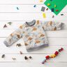 Alpine Fleece Dinosaurs – natural/caramel,  thumbnail number 5