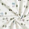 GOTS French Terry Geese in the village Digital Print – ivory,  thumbnail number 3