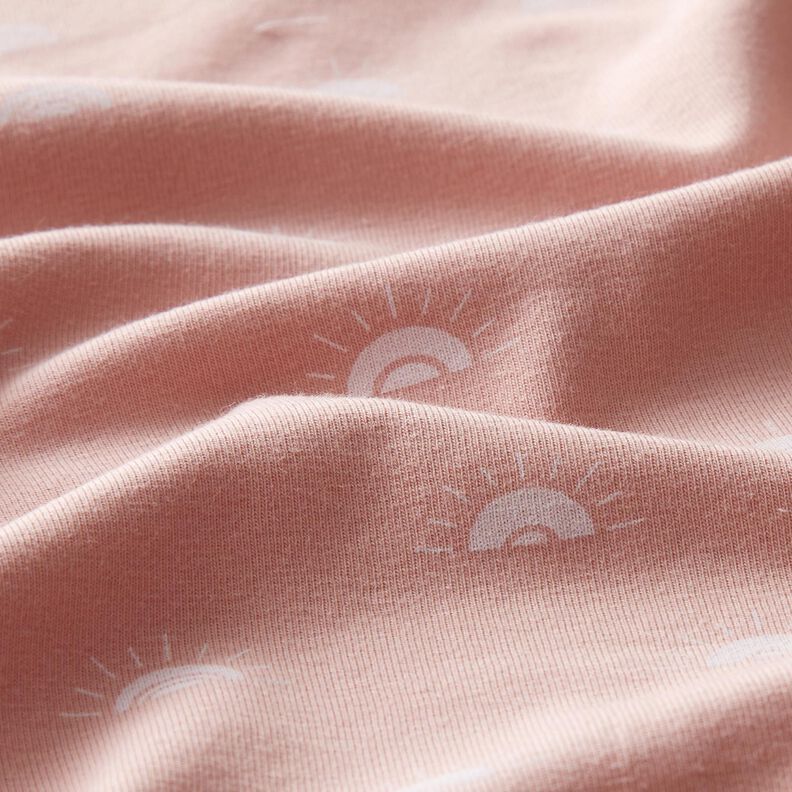 Cotton Jersey sunset – light dusky pink,  image number 2