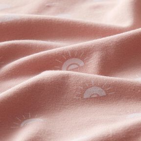 Cotton Jersey sunset – light dusky pink, 