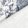 Half Panama Decor Fabric Toile de Jour – navy blue/offwhite,  thumbnail number 5