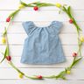 Double Gauze/Muslin yarn-dyed stripes | Poppy Fabrics – brilliant blue/white,  thumbnail number 6