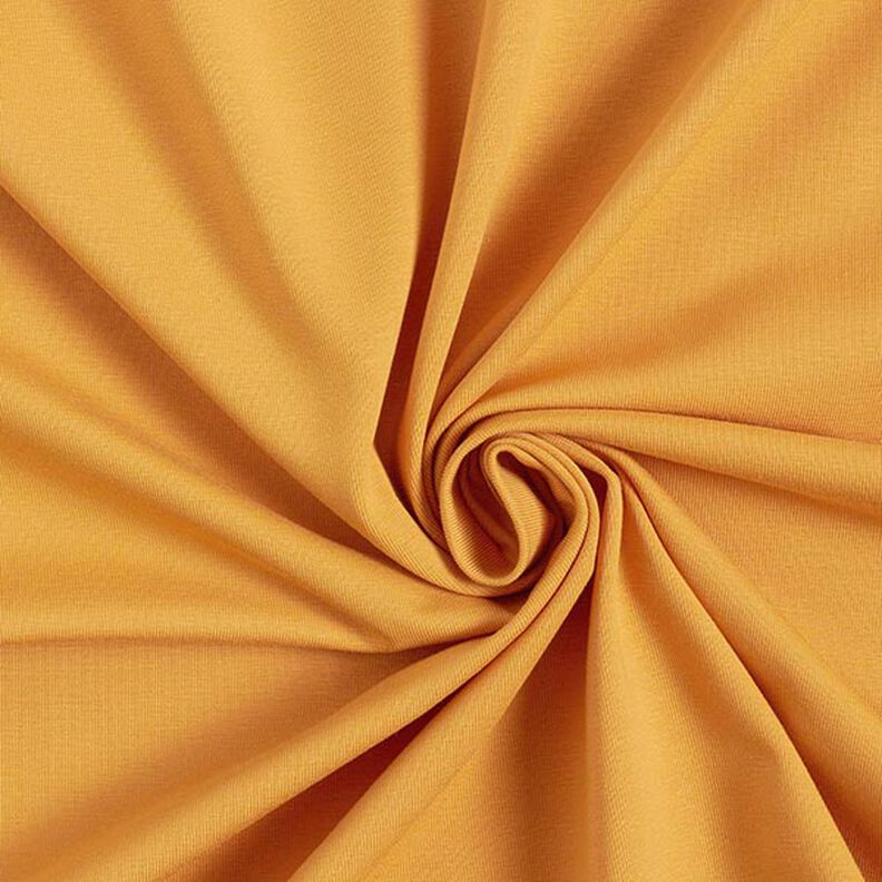 Medium Cotton Jersey Plain – curry yellow,  image number 1