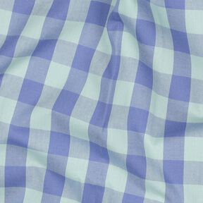 Cotton Poplin Check| Poppy Fabrics – pale mint/mauve, 