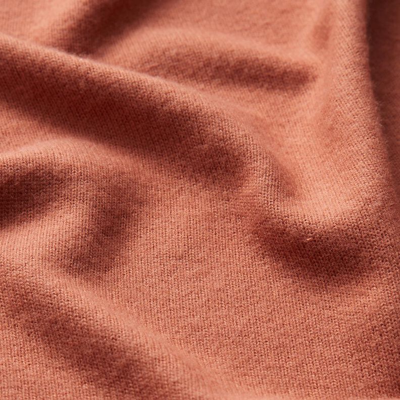 Fine Knit Jersey Plain – terracotta,  image number 2