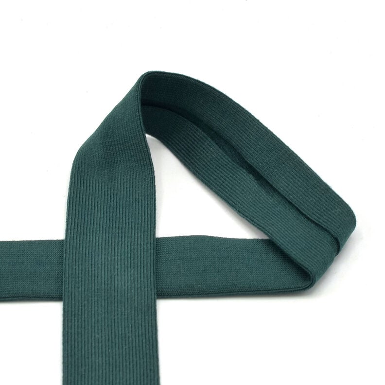 Bias binding Cotton Jersey [20 mm] – dark green,  image number 1