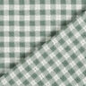 Textured check cotton fabric – white/reed,  thumbnail number 5