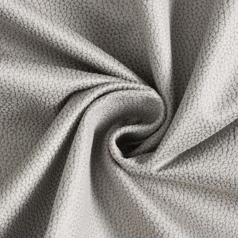 Upholstery Fabric Imitation Leather Texture – silver grey,  image number 1