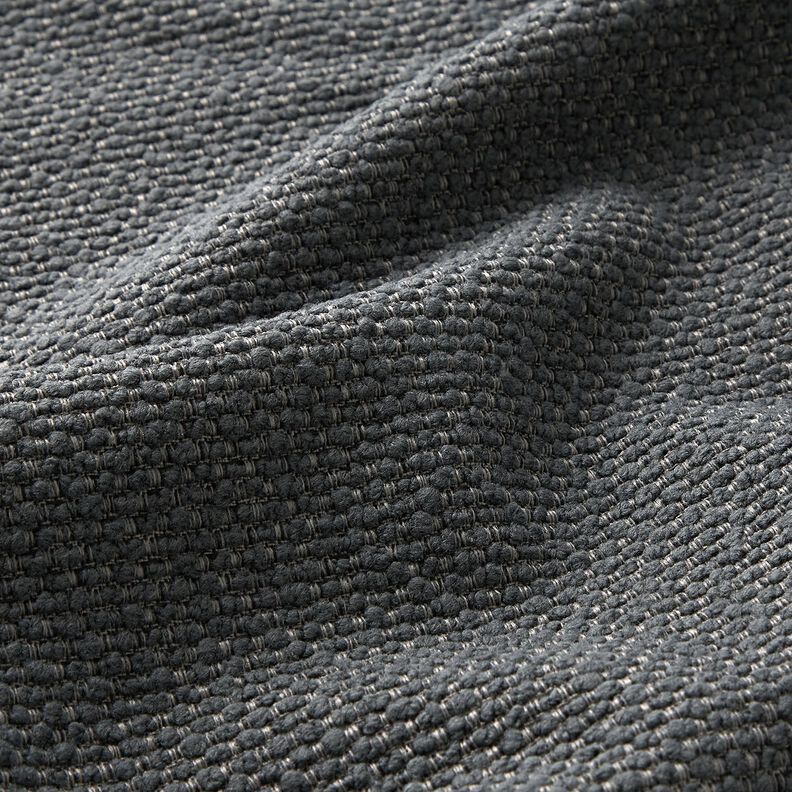Outdoor Fabric Bouclé Look – blue-black,  image number 3