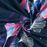 Cotton Jersey gingko | Glitzerpüppi – midnight blue/purple,  thumbnail number 3