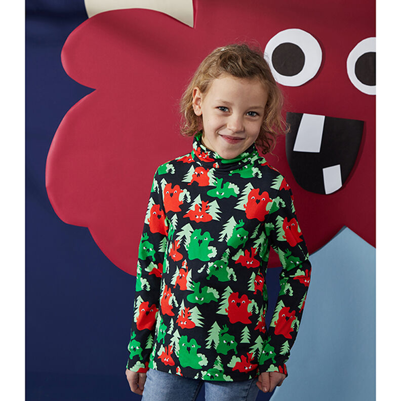 Cuffing Fabric Plain – olive,  image number 8