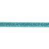 Velvet ribbon Metallic [10 mm] – aqua blue,  thumbnail number 2