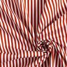 Cotton Poplin narrow stripes – terracotta/white,  thumbnail number 3