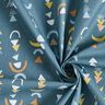 Cotton Cretonne Abstract Shapes – blue grey,  thumbnail number 3