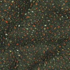 Teddy Fur Tweed Mottled | Poppy Fabrics – dark green, 