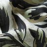 Viscose Linen Blend Monstera digital print – misty grey/light khaki,  thumbnail number 2