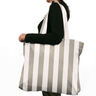 Stripes Cotton Twill 2 – grey/white,  thumbnail number 4