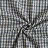 Coat fabric wool blend small check – beige/blue,  thumbnail number 4