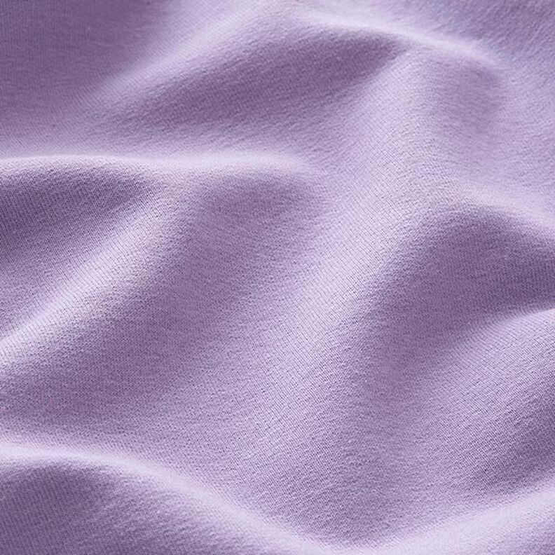 Light Cotton Sweatshirt Fabric Plain – mauve,  image number 4