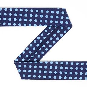 Dotty Bias Tape (20 mm) 3 &ndash; navy, 