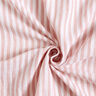 Double Gauze/Muslin Doubleface stripes – dusky pink/white,  thumbnail number 4