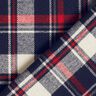 Cotton Flannel checked – blue-black/carmine,  thumbnail number 4