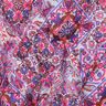 Quilted Fabric Doubleface Diamonds | Poppy Fabrics – blue lilac/chestnut,  thumbnail number 2