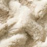 Faux Fur Bouclé Diamonds – sand/natural,  thumbnail number 2