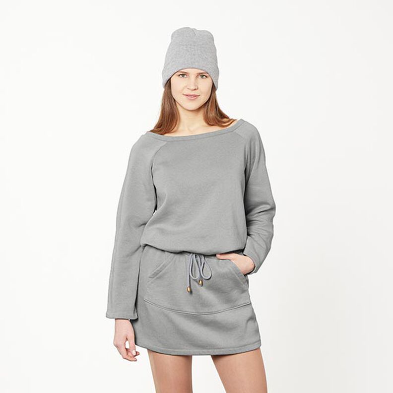 GOTS French Terry | Tula – silver grey,  image number 5