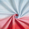 GOTS Cotton Batiste gradient sunset | TCC x LOOKS by Wolfgang Joop – red/sky blue,  thumbnail number 6