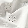 Small flowers broderie anglaise cotton fabric – white,  thumbnail number 2
