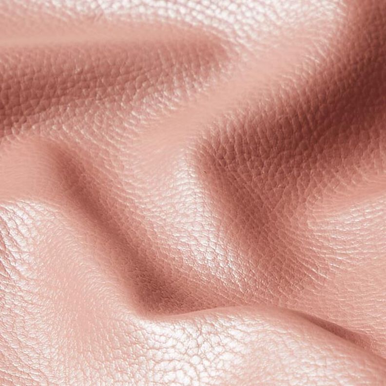 Metallic Imitation Leather – dusky pink,  image number 2