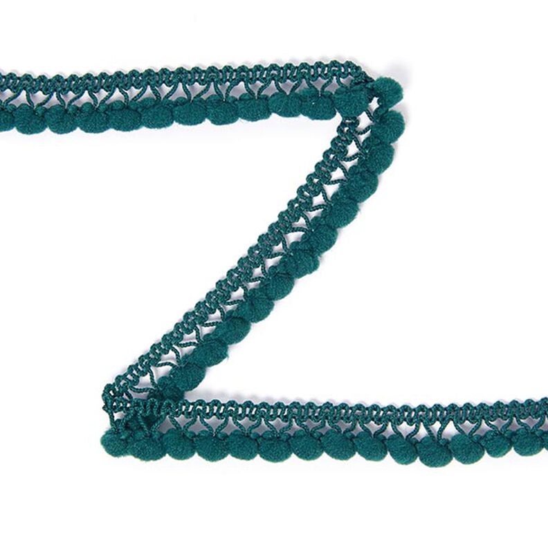 Pompom Trim [10mm] - dark green,  image number 1