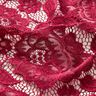 Stretch Lace Blossoms and leaves – dark red,  thumbnail number 3