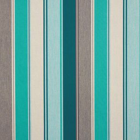 Outdoor Fabric Canvas Blurred Stripes – blue spruce/greige, 