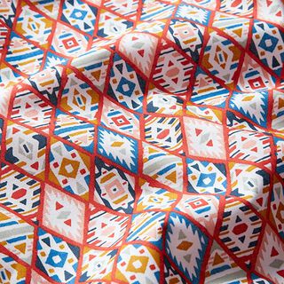 Cotton Cretonne ethnic – carmine, 
