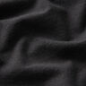 Plain cotton linen blend jersey – black,  thumbnail number 2