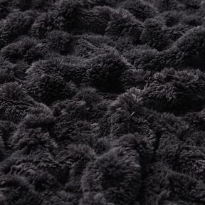 Faux Fur Diamonds – black, 