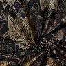 Cotton Jersey golden mandala flowers | Glitzerpüppi – black/gold,  thumbnail number 3