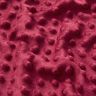 Cosy Fleece Embossed Dots – burgundy,  thumbnail number 2