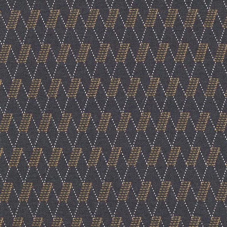 Abstract Diamonds Stretch Denim – granite,  image number 1