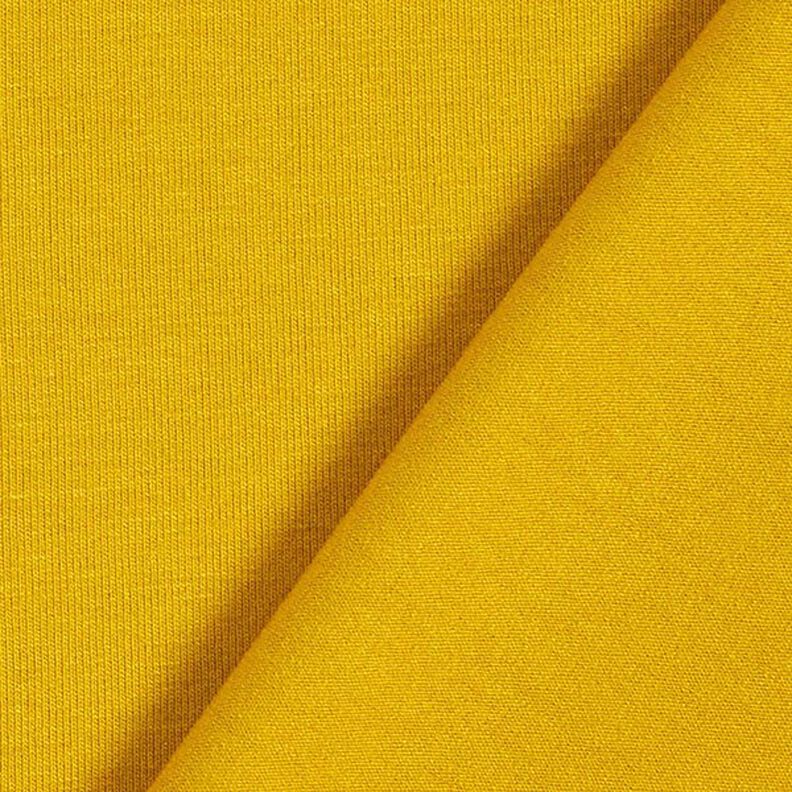 Lightweight Viscose Jersey – curry yellow,  image number 4