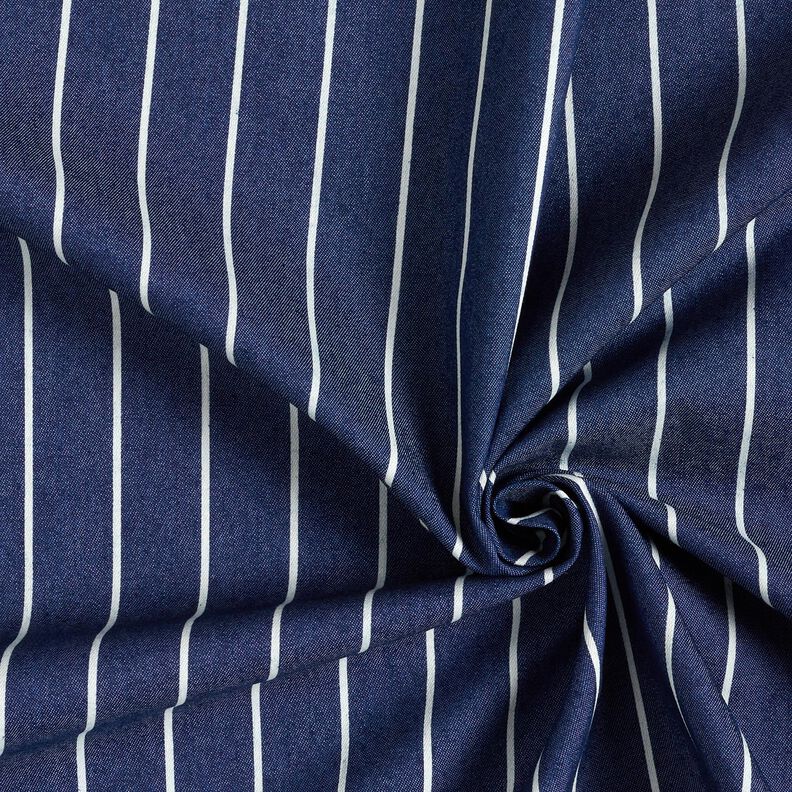 Chambray Stripes – navy blue/offwhite,  image number 3