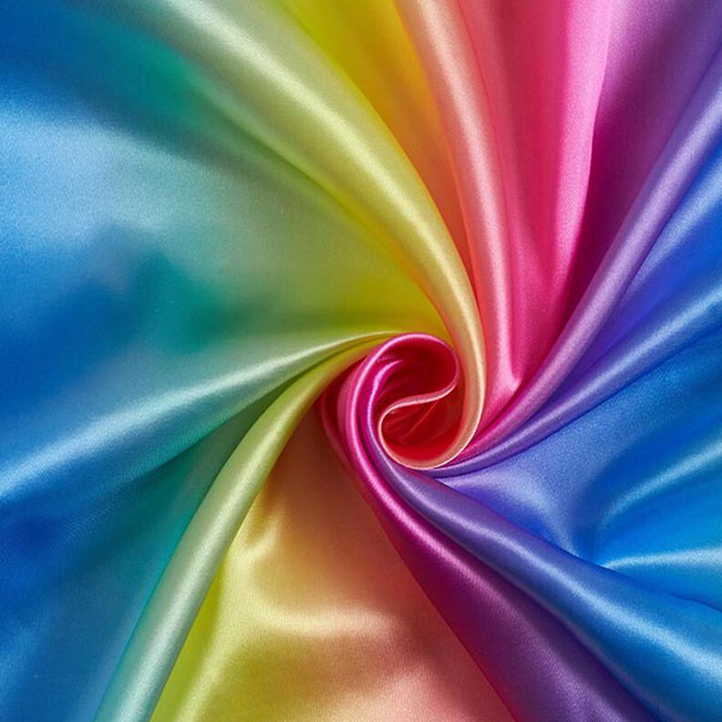 Polyester satin rainbow gradient,  image number 4