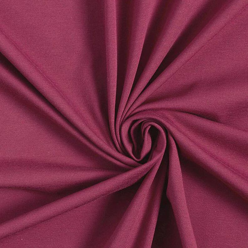 Medium Cotton Jersey Plain – burgundy,  image number 1